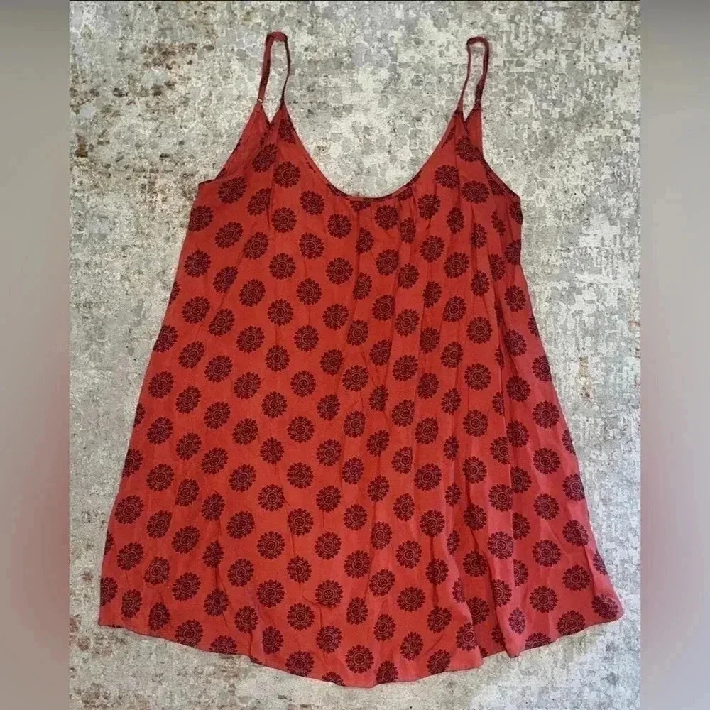 Burnt orange / copper summer dress